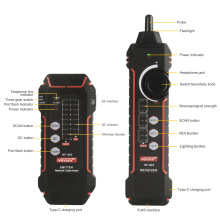 NOYAFA精明鼠英文厂家批发NF802网络寻线器测线仪网抗干扰寻线仪