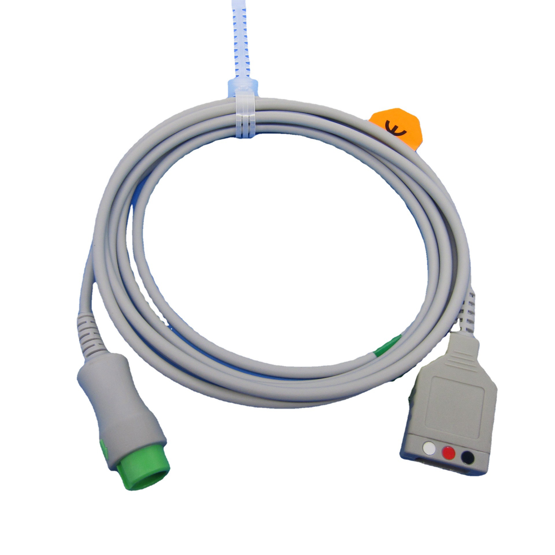 兼容科曼监护仪心电线一体五导夹式心电导联线夹钳式