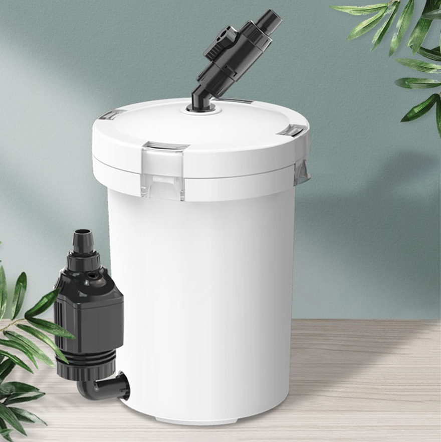 鱼缸过滤器小型hw603b水族箱草缸静音水泵滤筒过滤桶鱼缸外置