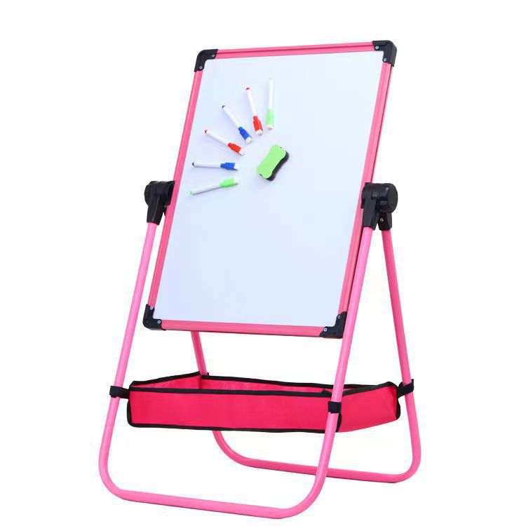 Household Vertical Dust-Free Erasable Double-Sided Magnetic Baby Doodle Draw and Write Easel Drawing Board