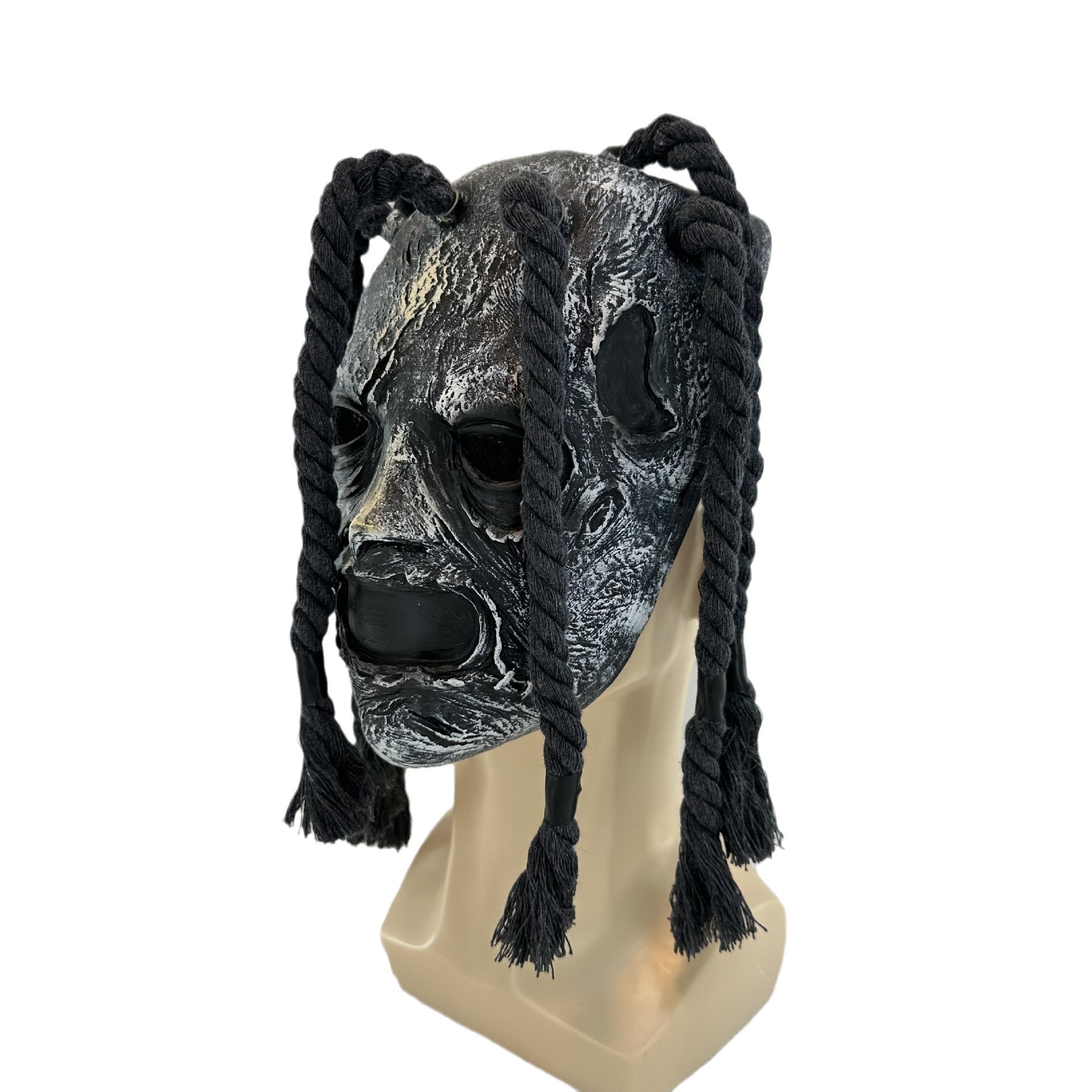 万圣节恐怖面具 活结乐队乳胶头套 cosplay乐队派对装扮面具-阿里巴巴