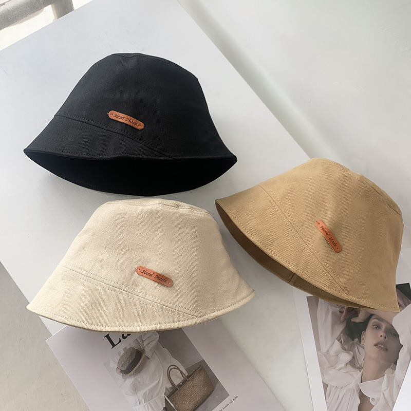 2023 New Hat Female Korean Sun-Shade All-Match Spring Summer Fisherman Hat Generation Bucket Hat Internet Celebrity Bucket Hat Wholesale