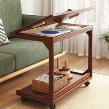床边桌可移动卧室家用小桌子懒人书桌笔记本写字桌简易客厅折叠桌