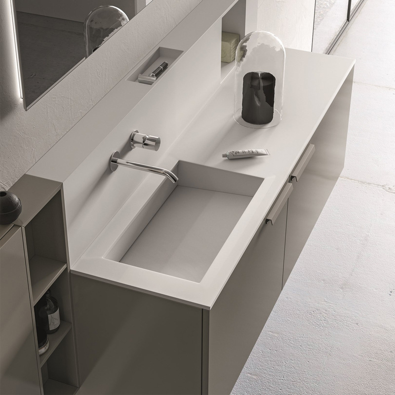 人造石一体台盆一体台盆洗手盆水槽水池洗脸池台面