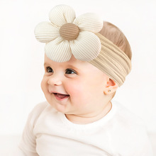 2023秋季新款婴儿提花弹力发饰 儿童柔软舒适头饰头带 宝宝发带