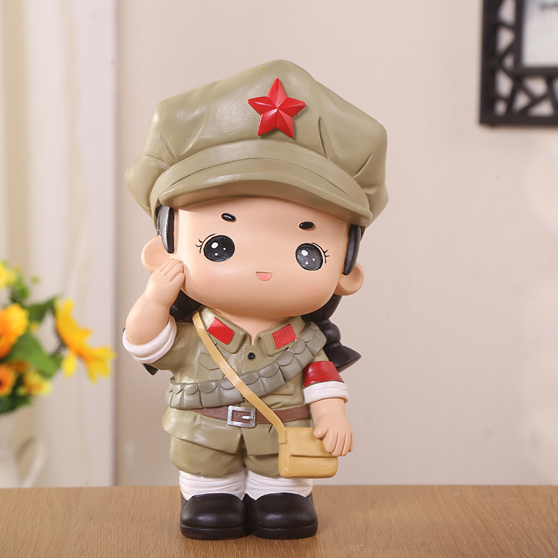 Creative Children's Day Gift Decoration the Most Lovely Soldier Brother Decoration Birthday Gift Veterans Gifts