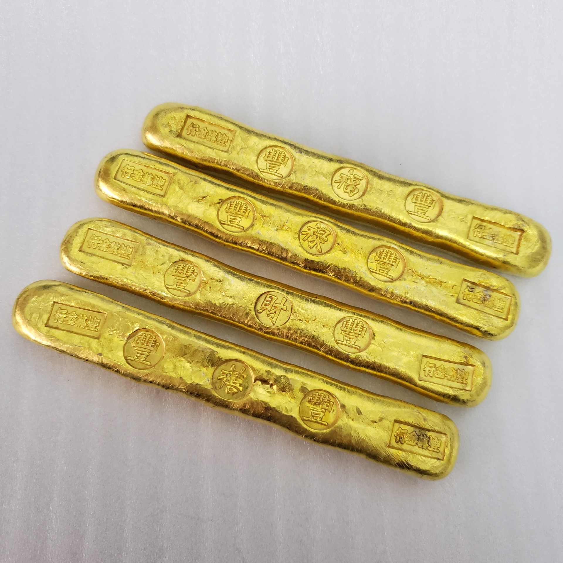 仿古工艺品金元宝 金条 金砣黄铜材质 非黄金j41