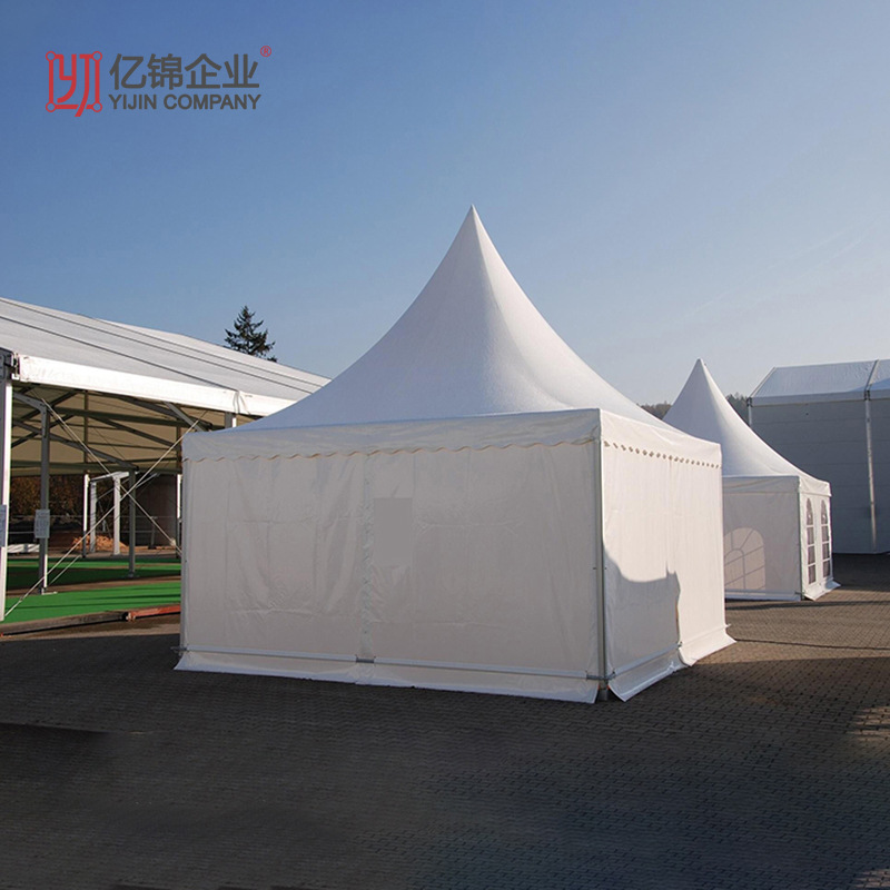 欧式帐篷户外白色尖顶商用遮阳棚展会展销活动庆典婚庆露天锥顶棚