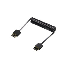 弹簧HDMI 2.0线高清线线4K60HZ数据线细细HDMI单反相机线