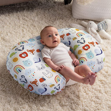 跨境婴儿喂奶枕枕套弹力U型哺乳枕套秋冬可拆卸枕套哺乳孕妇枕头