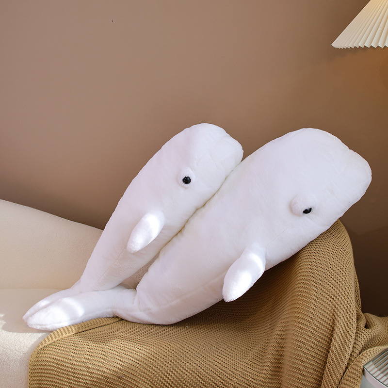 海洋系列公仔大白鲸抱枕陪伴玩偶女生节日礼物可爱鲸鱼毛绒玩具