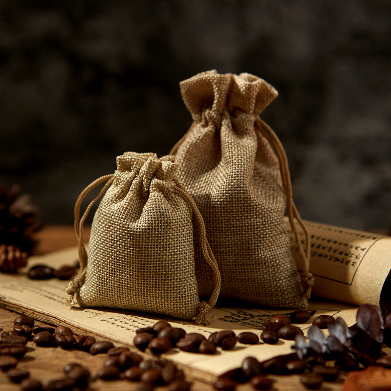 小麻袋迷你麻布袋咖啡豆摄影摆拍拍摄拍照道具复古装饰摆件饰品