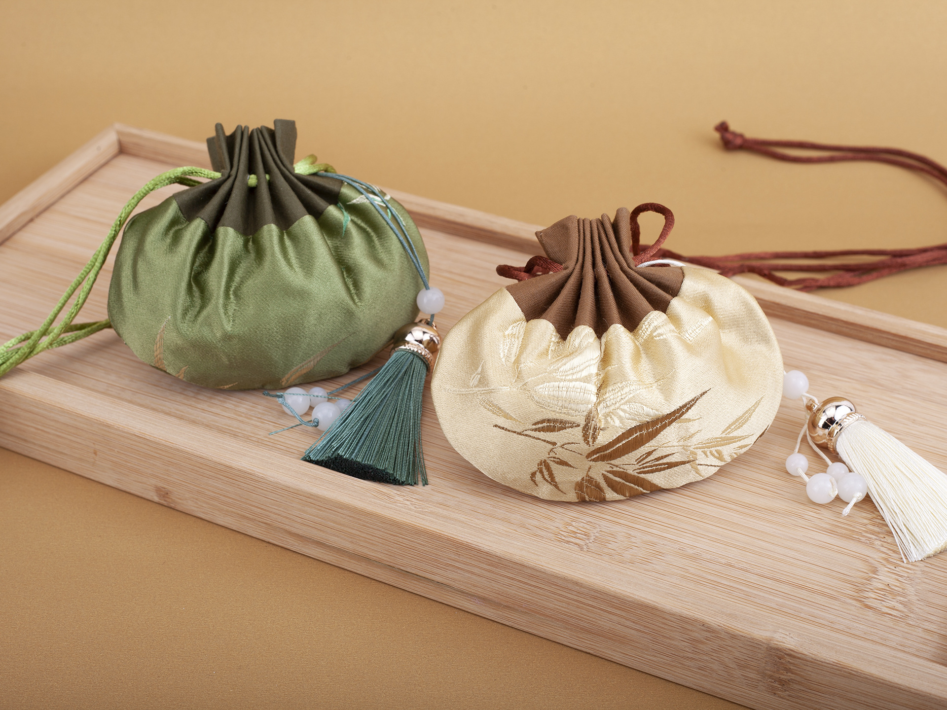 端午节空袋中国风香囊古风随身荷包锦缎刺绣香袋禅意车挂小香包