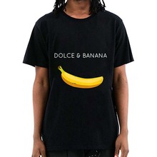 Men's T-shirt High Quality  cotton Funny banana print