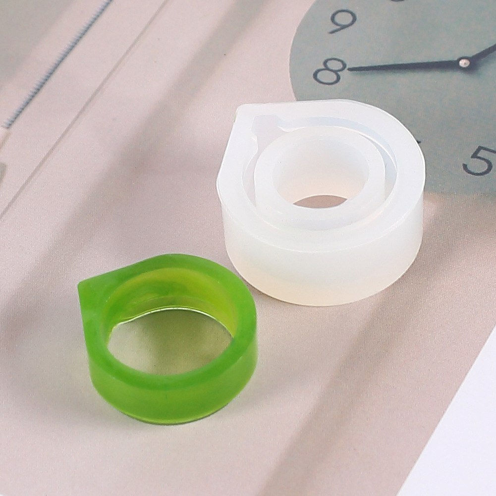 多款戒指滴胶模具 diy工艺品弧形不规则直面手镯镜面硅胶模具