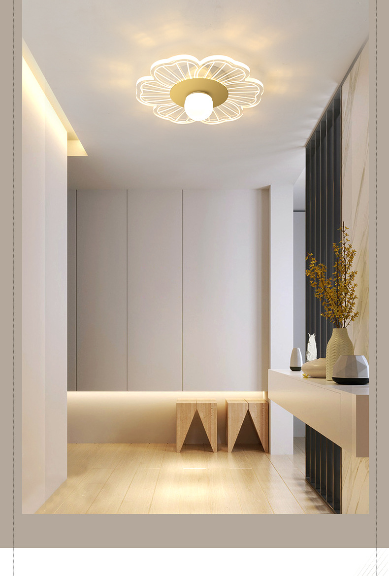 过道灯走廊灯创意个性入户阳台灯现代简约走廊灯家用玄关通道小灯