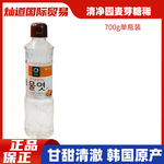 韩国清净园水饴玉米糖浆食用麦芽糖水怡糖稀麦芽糖浆烘焙700g