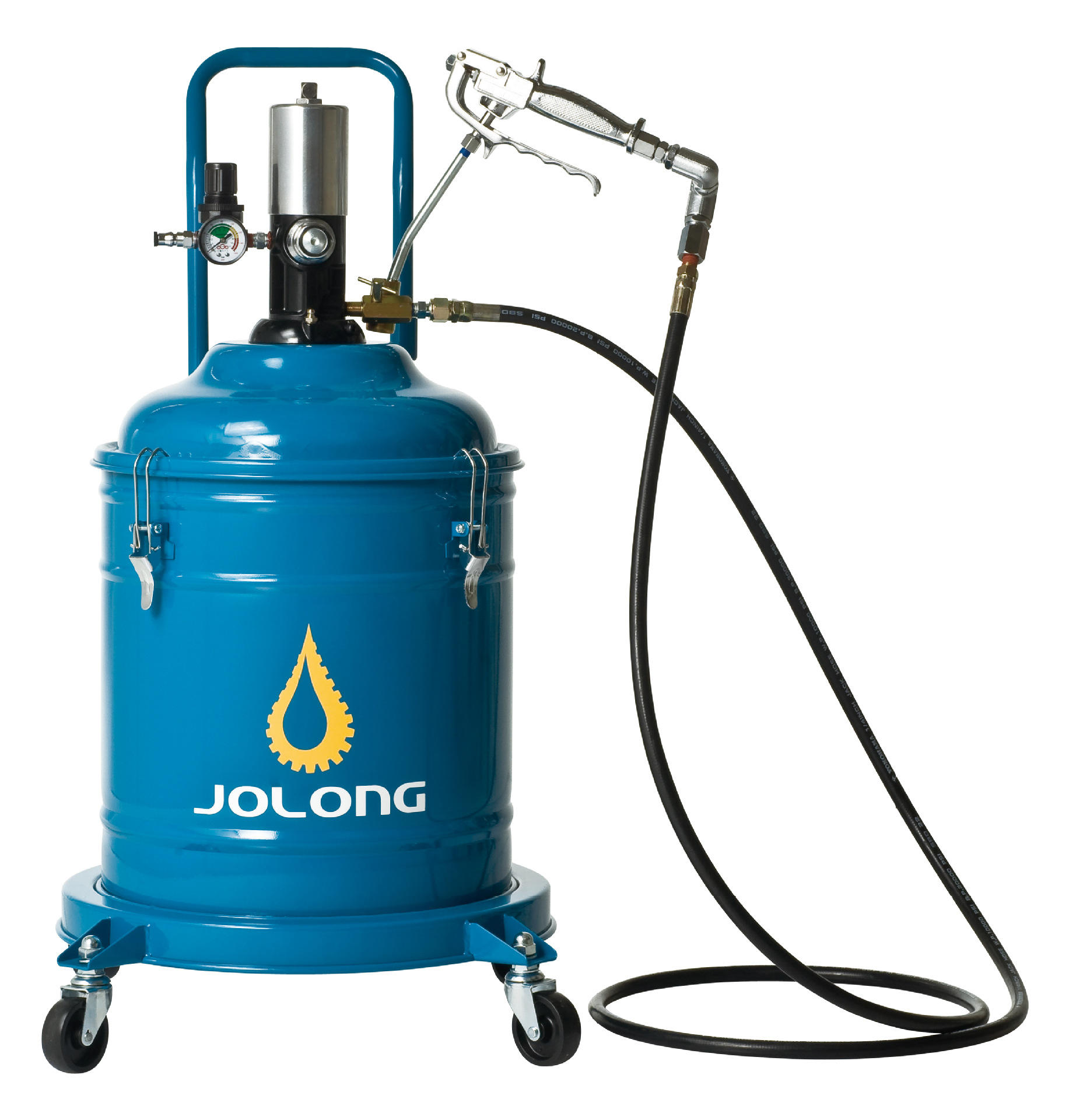 台湾久隆sk201猛龙气动黄油枪加注机80:1高压气动黄油机黄油泵