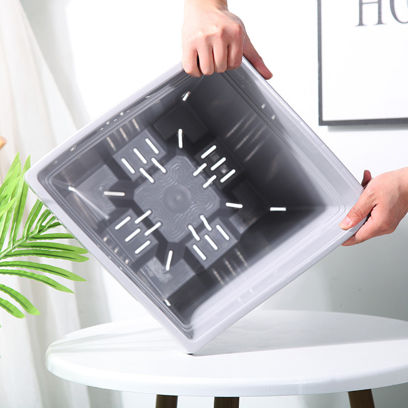 factory direct sales small sized fruit ting extra large genuine 7 gallon square green mountain root-controlling pots large flower resin flowerpot