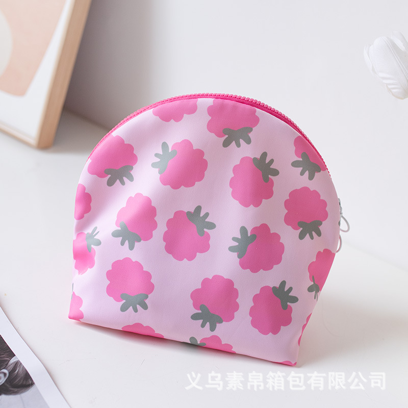 2024 Spring and Summer New Women's Cosmetic Bag Large Capacity Portable Travel Waterproof Zipper Storage Bag Female Fashion