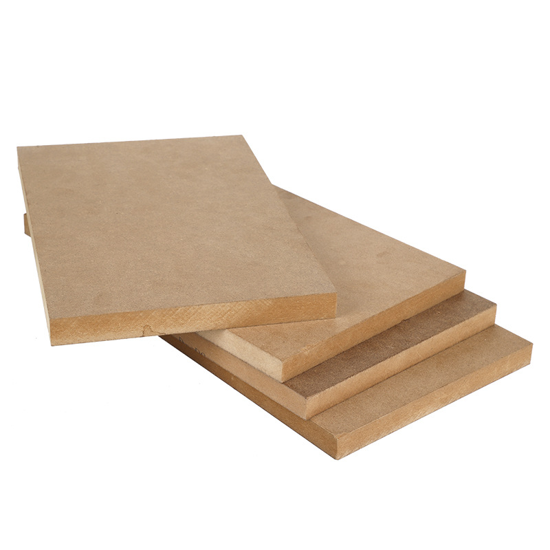 广东厂家批发实木板家具中密度纤维板衣柜板装饰中纤板生态颗粒板