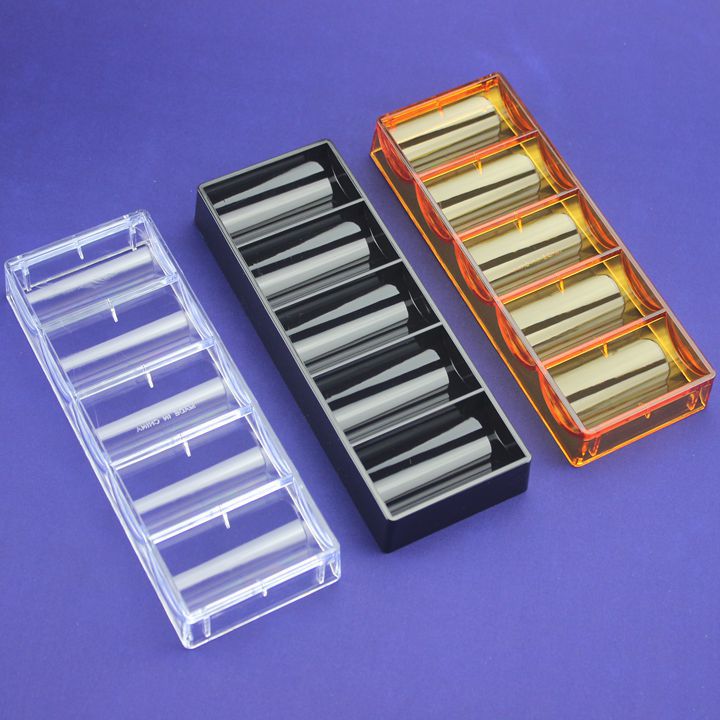 德州扑克筹码盒透明亚克力架带盖百家乐筹码盘棋牌室筹码收纳盒子