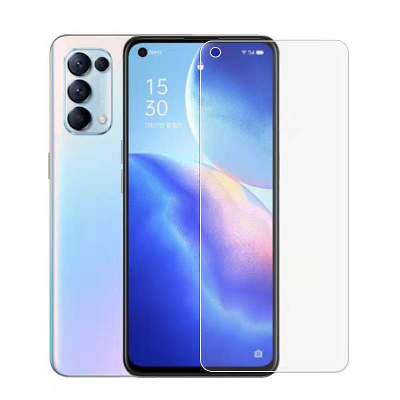 适用opporeno5钢化膜全屏覆盖高清护眼膜reno5k防爆玻璃手机贴膜