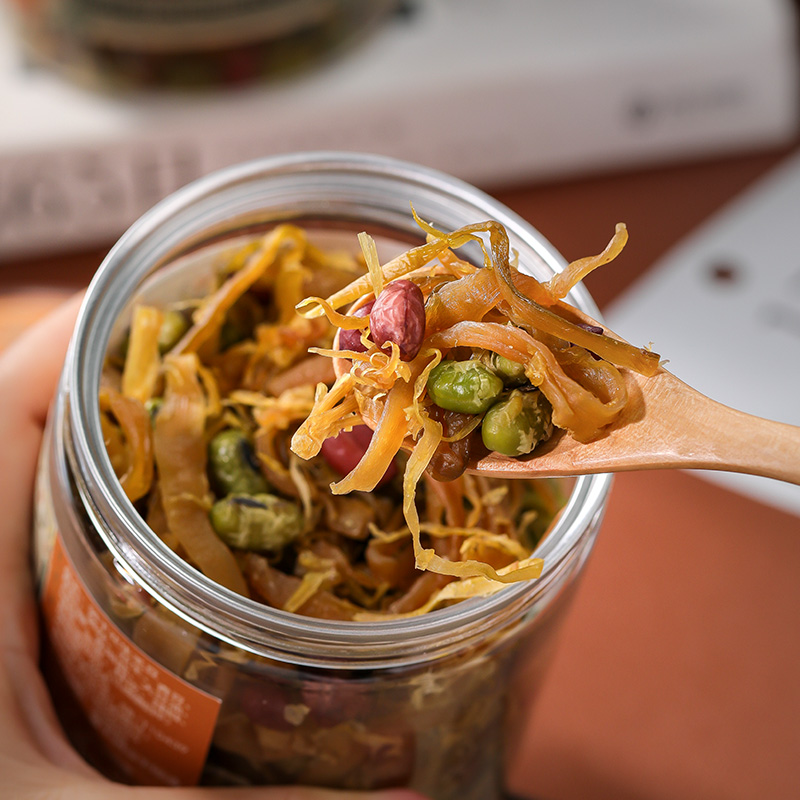 莫干山特产笋丝花生笋干毛豆笋湖州风味花生休闲零食多味小吃罐装