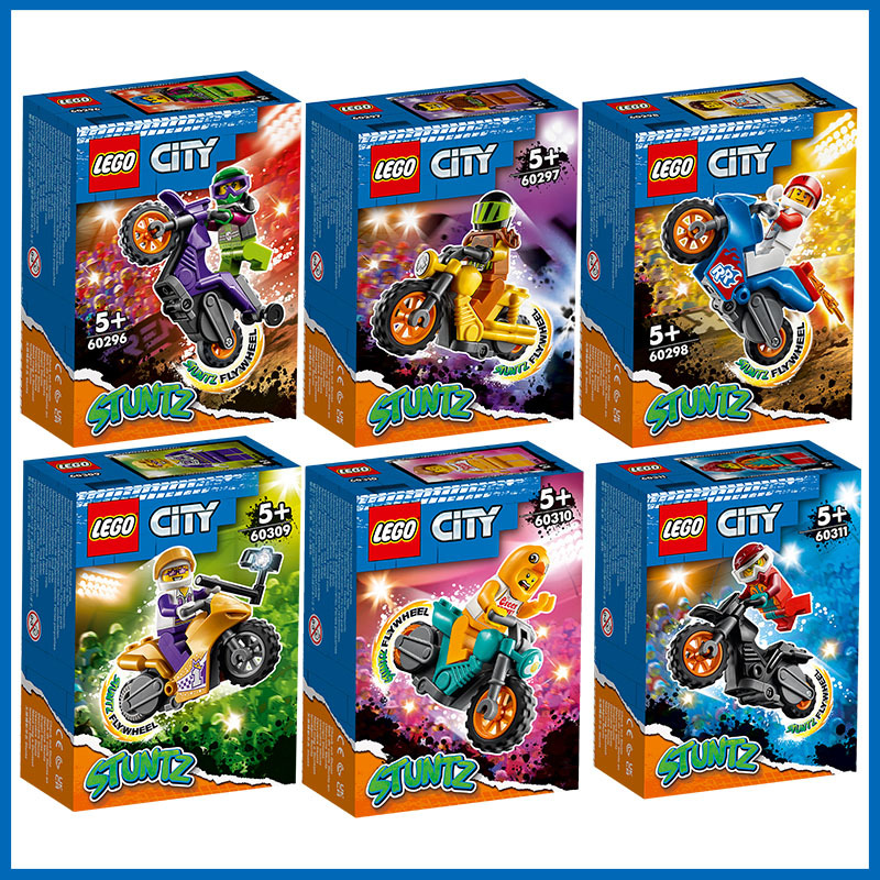 适用乐高特技摩托车 60296/60297/60298/60309/60310/60311 城市