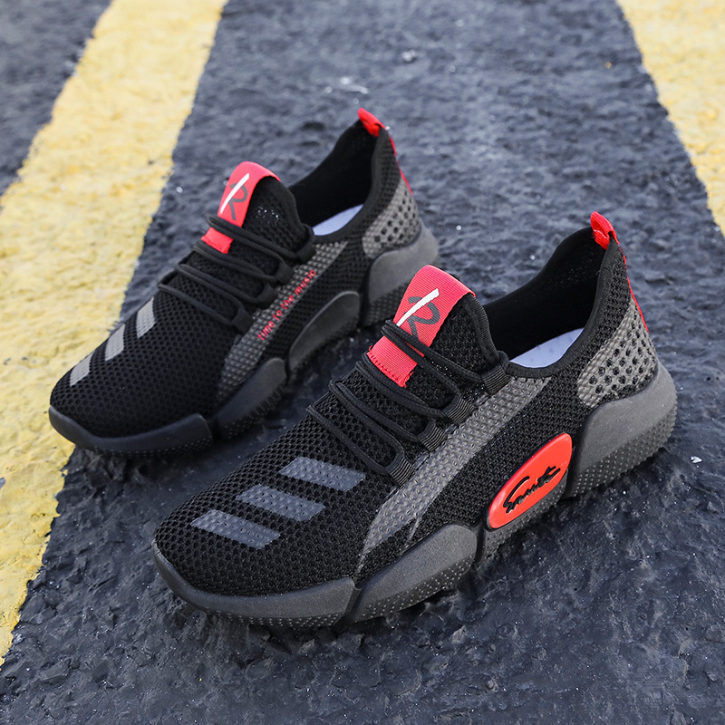 Sneaker Male Student Spring Running Shoes Breathable Lightweight Leisure Sports Breathable Daddy Running Tide Shoes