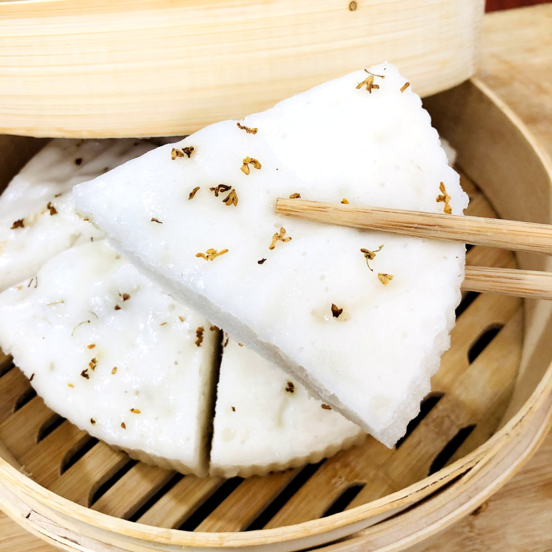 宁波特产传统发糕水塔糕酒酿桂花米糕馒头老式早点小吃下午点心