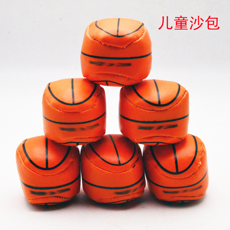 儿童经典游戏幼儿园篮球安全 荞麦片丢沙包球儿童亲子圆形小沙包