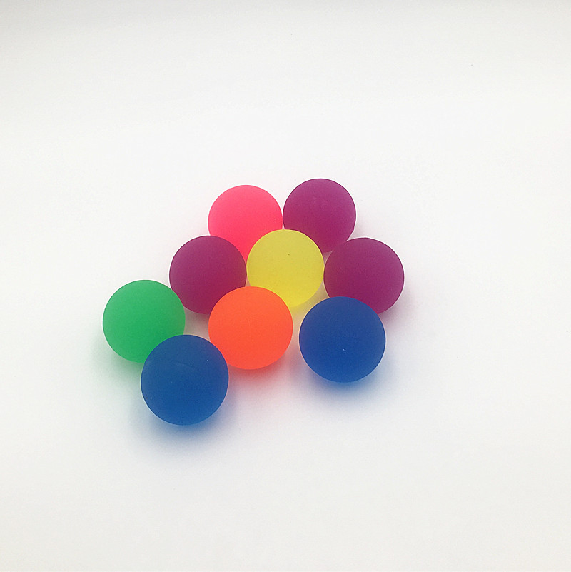 彩色磨砂款橡胶实心弹力球 彩色纯色儿童玩具球跳跳球弹弹球-阿里巴巴