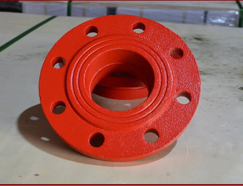 沟槽转换法兰 消防沟槽法兰 沟槽管件高颈法兰 沟槽式短管法兰