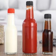 玻璃瓶空瓶150ml番茄酱瓶食品罐沙司瓶辣椒油瓶味料瓶果酱瓶