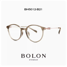 BOLON暴龙近视眼镜框猫眼镜架轻椰子灰眼镜可配镜女BH5012