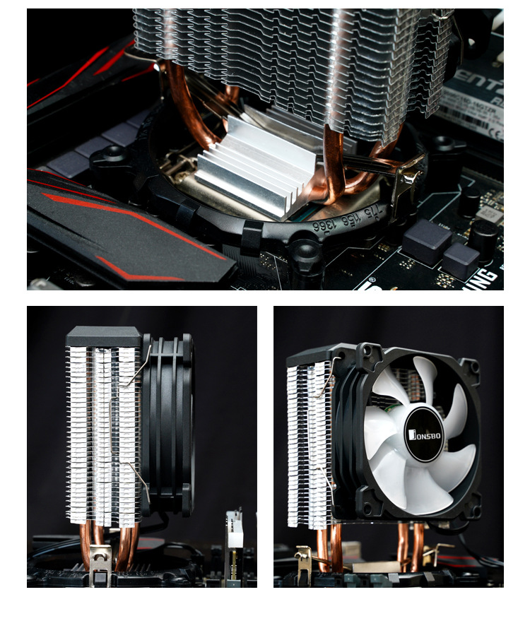 乔思伯cr1200e cpu散热器台式机主机电脑铜管1155amd1151 cpu风扇