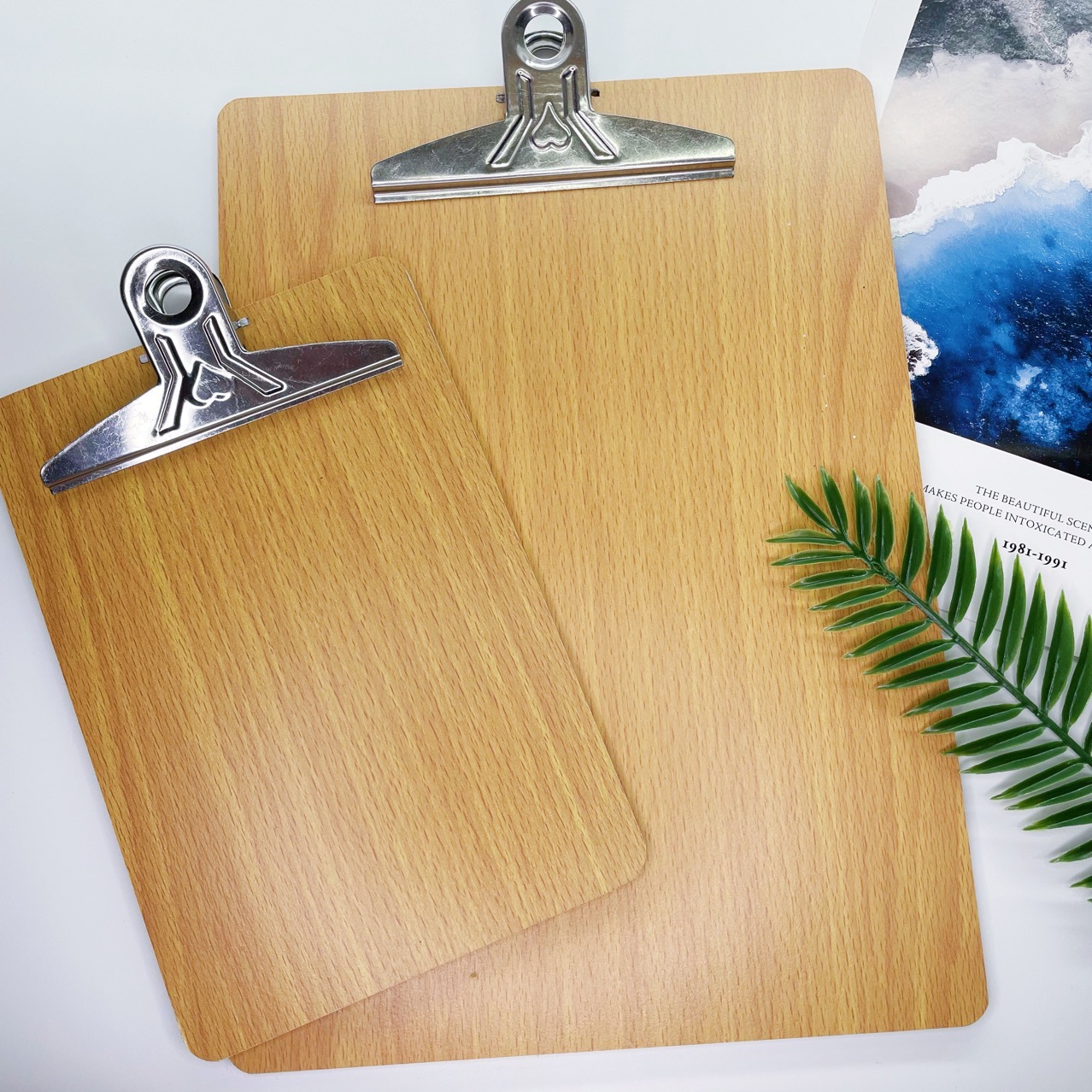 包邮批发加厚木质板夹 a4文件夹垫板写字板夹菜单夹子 办公文具