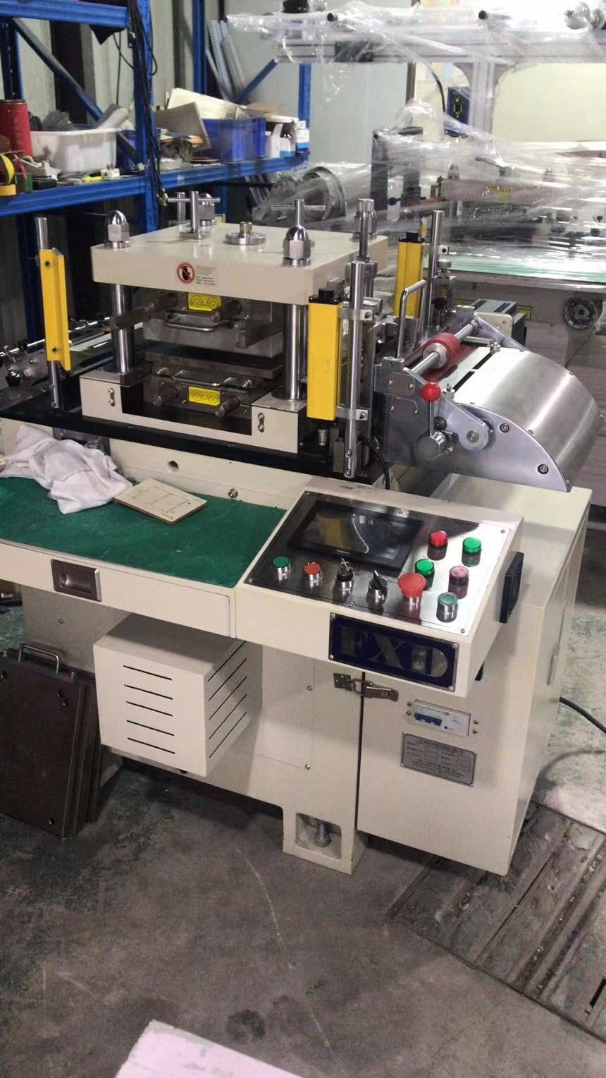 转让二手不干胶模切机二手自动模切机飞新达350模切机圆刀模切机