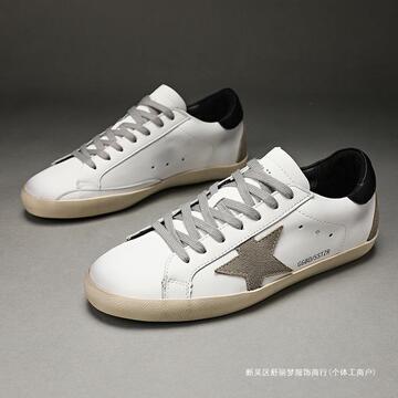 秋季复古做旧星星小脏鞋男鞋子网红百搭板鞋莆田脏脏小白鞋男