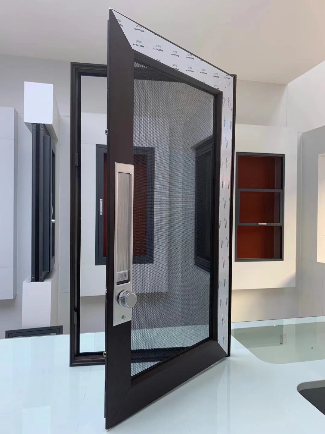 新款超薄口袋纱窗极窄口袋窗 平开金刚网纱窗 适用于外开窗-阿里巴巴