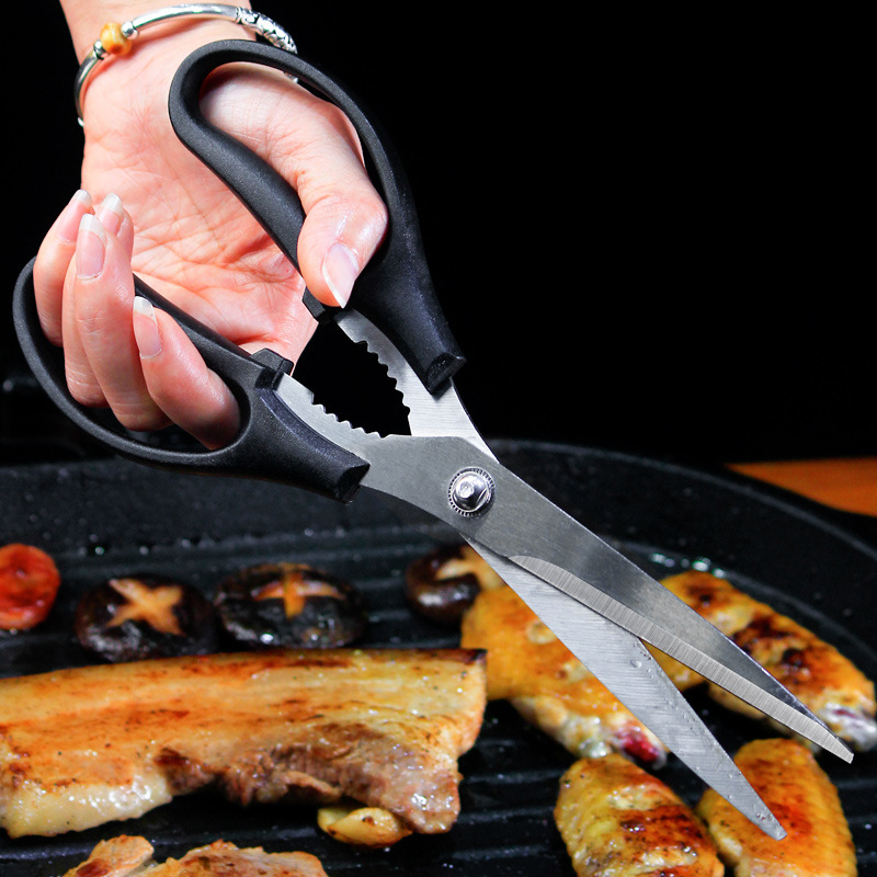 多功能厨房剪刀韩式泡菜剪刀开瓶器剪刀核夹剪刀家用剪刀包邮