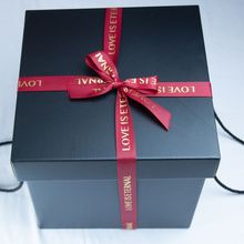情人节礼物包装盒空盒子生日礼盒正方形创意丝带礼品盒篮球零食盒