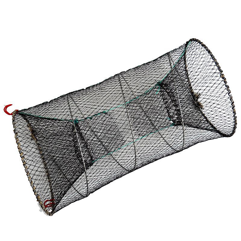 折叠弹簧笼子石润蛙网乌龟甲鱼鳖螃蟹黄鳝龙虾鲫鲤黑鱼网渔笼花蓝