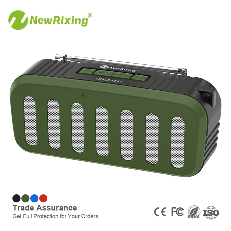 NR-2013FM Mini Wireless Bluetooth Speaker Outdoor Household Stereo 3D Surround Extra Bass Small Speaker