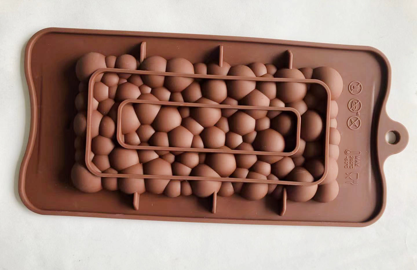 多款泡泡巧克力烘焙工具泡沫款家用简易巧克力制作硅胶模具