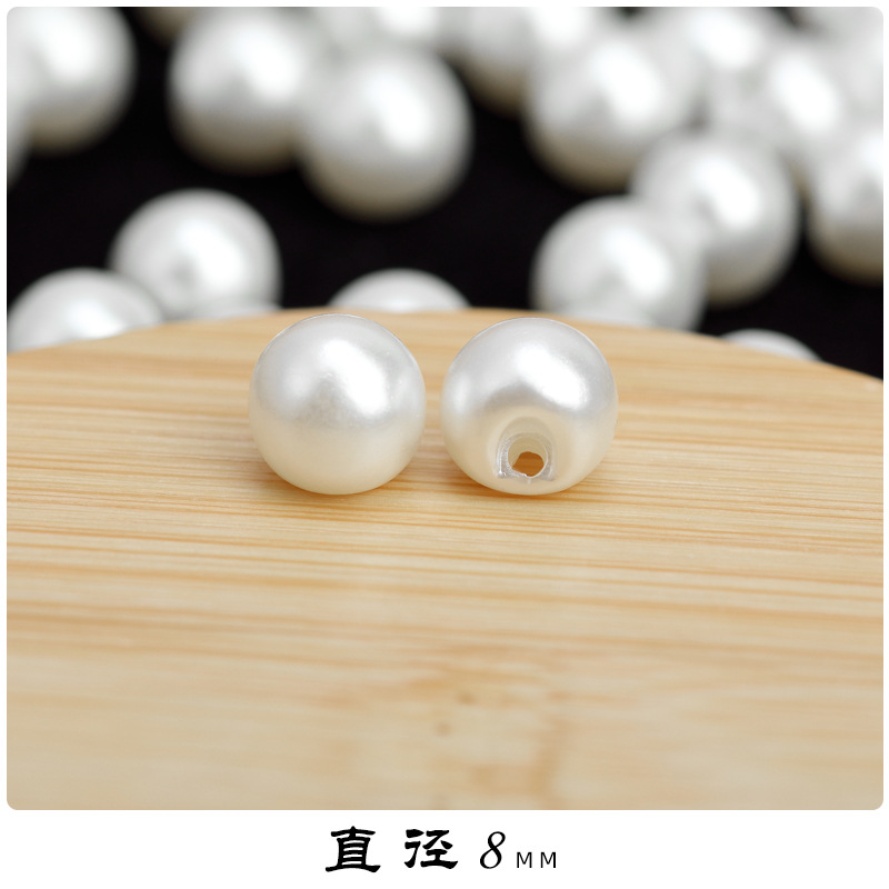 Hengmeihe Dark Eye Button Bright Pearl Shirt Buckle Cardigan Cheongsam Button Decorative round Buckle Accessories Accessories