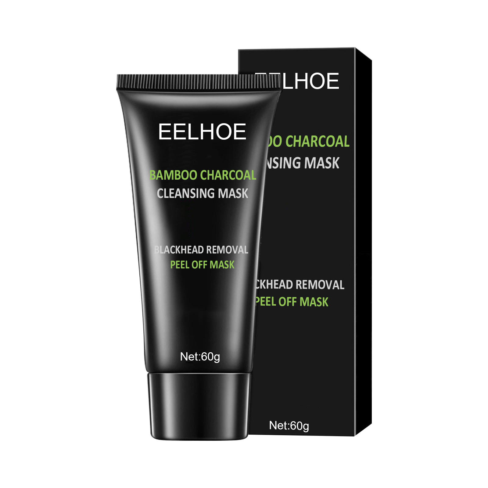 Eelhoe Bamboo Charcoal Blackhead Removal Peeling Mask Apply Tearing Mask