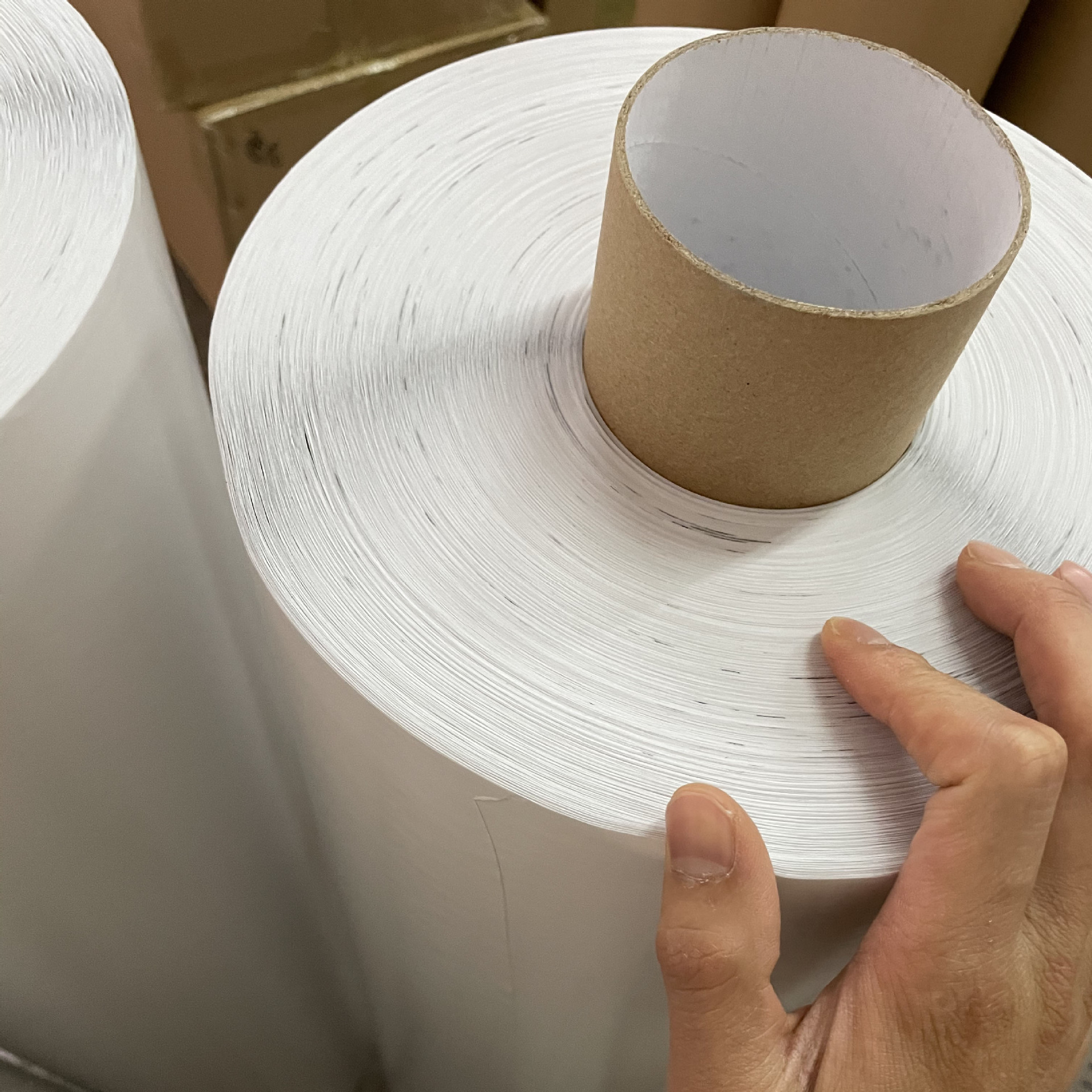 绵纸油胶双面胶涂胶涂布上胶定制 半成品原材料母卷大卷胶带