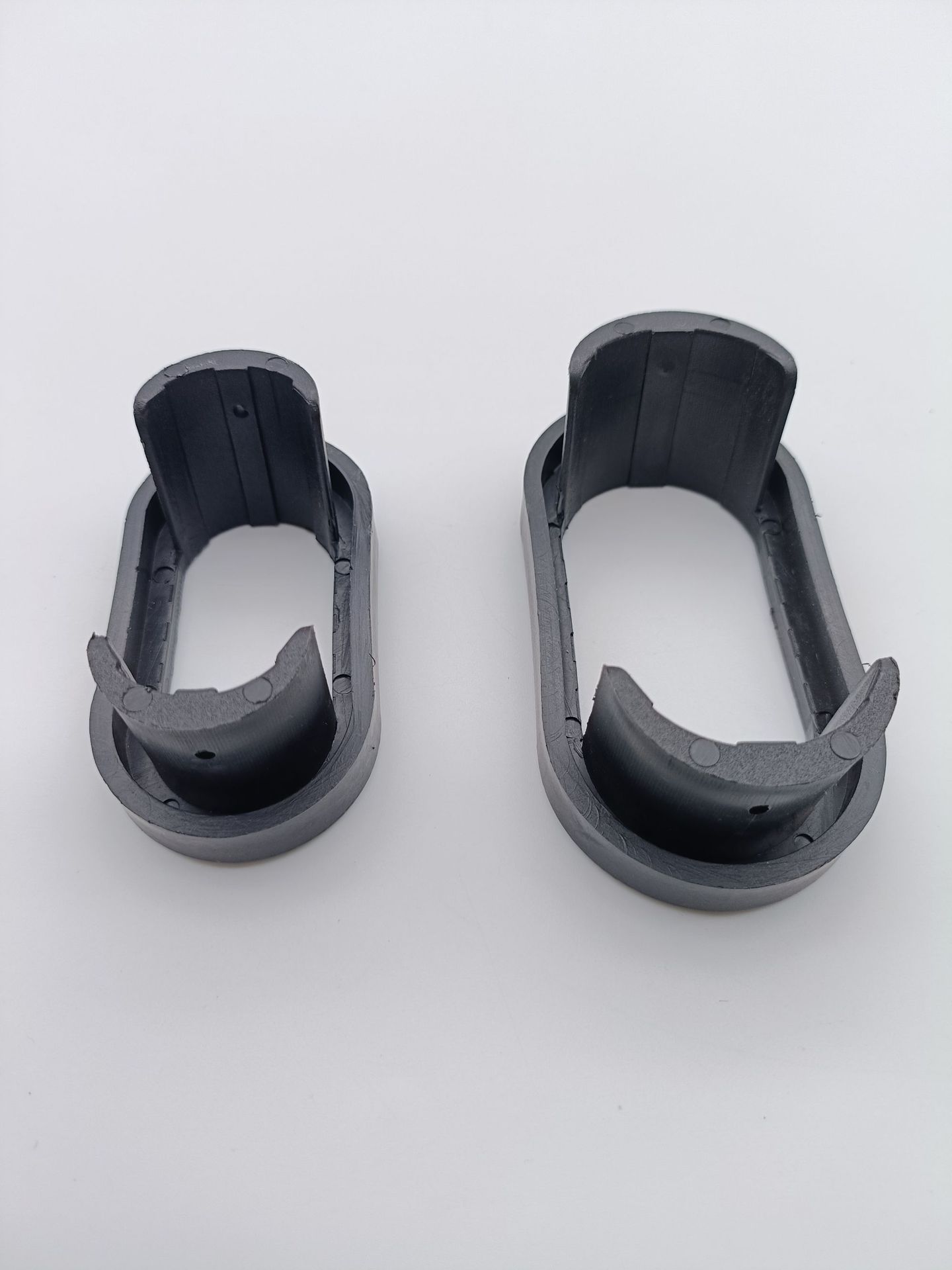 椭圆管中空套管间衬套 中间管套 健身器材塑料配件40*80*30*60